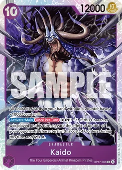 Kaido OP17-063 The World’S Strongest Warriors