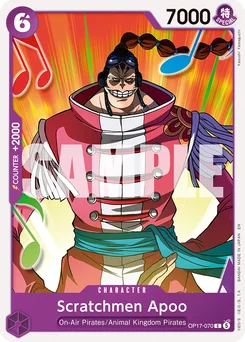 Scratchmen Apoo OP17-070 The World’S Strongest Warriors