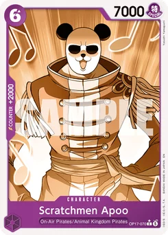 Scratchmen Apoo OP17-070 P1 The World’S Strongest Warriors
