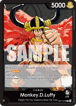 Monkey.D.Luffy OP17-079 The World’S Strongest Warriors