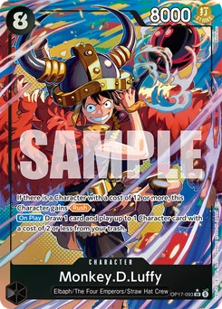 Monkey.D.Luffy OP17-093 P1 The World’S Strongest Warriors