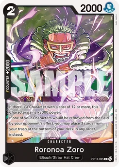 Roronoa Zoro OP17-095 The World’S Strongest Warriors