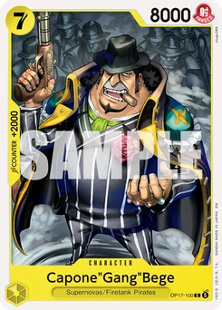 Capone"Gang"Bege OP17-100 The World’S Strongest Warriors