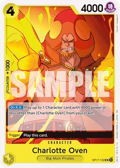 Charlotte Oven OP17-102 The World’S Strongest Warriors