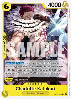 Charlotte Katakuri OP17-103 The World’S Strongest Warriors