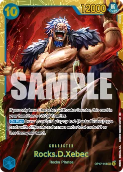 Rocks.D.Xebec OP17-118 The World’S Strongest Warriors