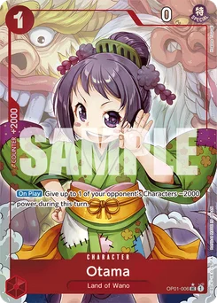 Otama OP01-006 P4 One Piece Card the Best