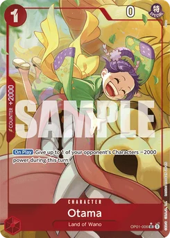 Otama OP01-006 P5 One Piece Card the Best