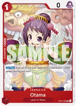 Otama OP01-006 R1 One Piece Card the Best