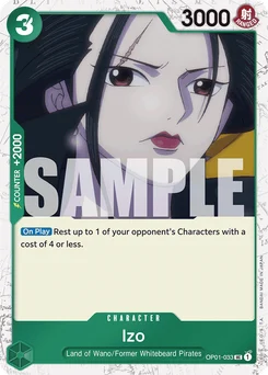 Izo OP01-033 P3 One Piece Card the Best