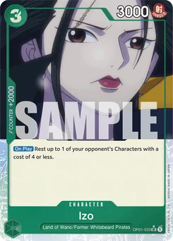 Izo OP01-033 P4 One Piece Card the Best