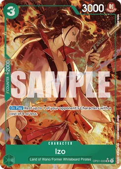 Izo OP01-033 P5 One Piece Card the Best