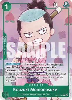 Kouzuki Momonosuke OP01-041 P5 One Piece Card the Best