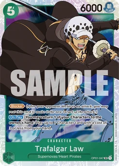 Trafalgar Law OP01-047 R1 One Piece Card the Best