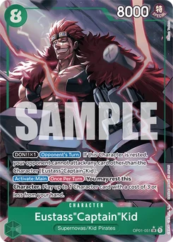 Eustass"Captain"Kid OP01-051 P4 One Piece Card the Best