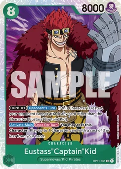 Eustass"Captain"Kid OP01-051 R1 One Piece Card the Best