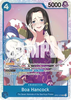 Boa Hancock OP01-078 R1 One Piece Card the Best