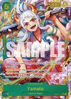 Yamato OP01-121 P4 One Piece Card the Best