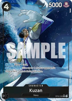 Kuzan OP02-096 P3 One Piece Card the Best