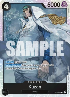 Kuzan OP02-096 R1 One Piece Card the Best