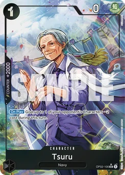 Tsuru OP02-106 P5 One Piece Card the Best