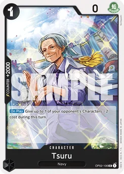 Tsuru OP02-106 R2 One Piece Card the Best