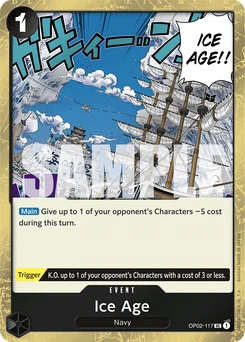 Ice Age OP02-117 P5 One Piece Card the Best