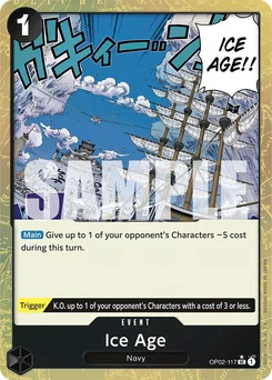 Ice Age OP02-117 P6 One Piece Card the Best