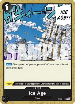 Ice Age OP02-117 R2 One Piece Card the Best