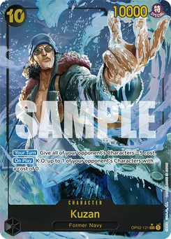 Kuzan OP02-121 P3 One Piece Card the Best