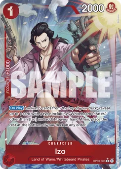 Izo OP03-003 P5 One Piece Card the Best