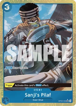 Sanji's Pilaf OP03-056 P4 One Piece Card the Best
