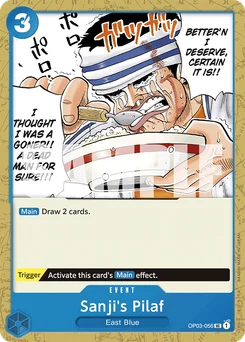 Sanji's Pilaf OP03-056 R1 One Piece Card the Best