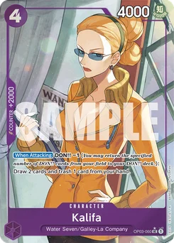 Kalifa OP03-060 P3 One Piece Card the Best