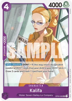 Kalifa OP03-060 R1 One Piece Card the Best