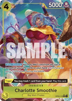 Charlotte Smoothie OP03-110 P4 One Piece Card the Best