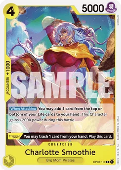 Charlotte Smoothie OP03-110 R2 One Piece Card the Best