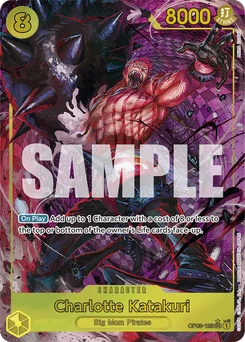 Charlotte Katakuri OP03-123 P4 One Piece Card the Best