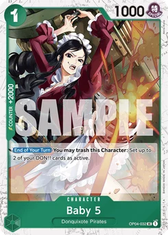 Baby 5 OP04-032 P2 One Piece Card the Best