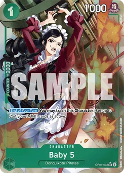 Baby 5 OP04-032 P3 One Piece Card the Best