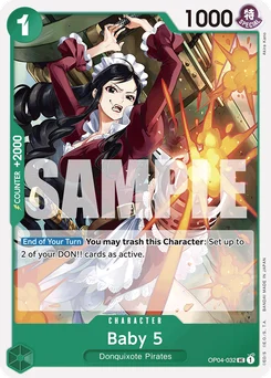Baby 5 OP04-032 R1 One Piece Card the Best