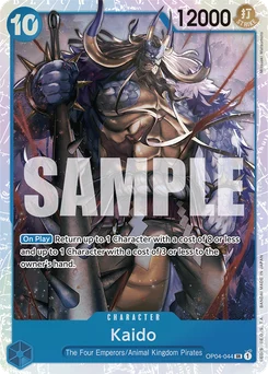 Kaido OP04-044 R1 One Piece Card the Best
