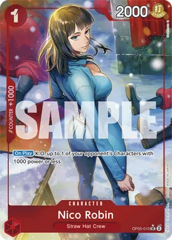 Nico Robin OP05-010 P3 One Piece Card the Best