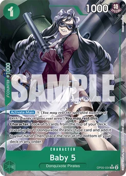 Baby 5 OP05-034 P4 One Piece Card the Best