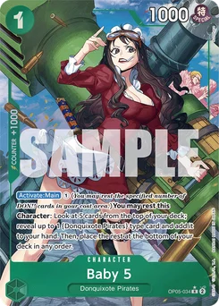 Baby 5 OP05-034 P5 One Piece Card the Best