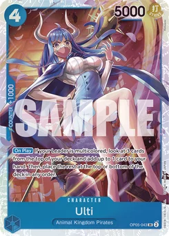 Ulti OP05-043 R1 One Piece Card the Best