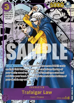 Trafalgar Law OP05-069 R1 One Piece Card the Best