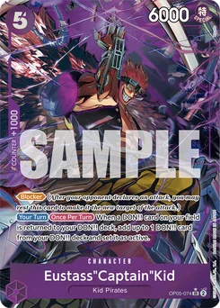 Eustass"Captain"Kid OP05-074 P5 One Piece Card the Best
