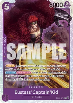 Eustass"Captain"Kid OP05-074 R1 One Piece Card the Best