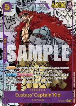 Eustass"Captain"Kid OP05-074 R2 One Piece Card the Best